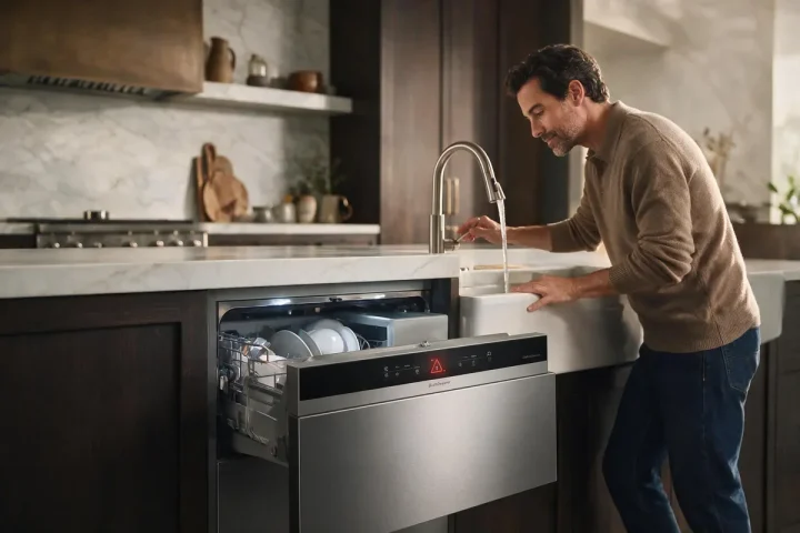 DishDrawer A1 Water Supply Fault: Safe Checks Before Service