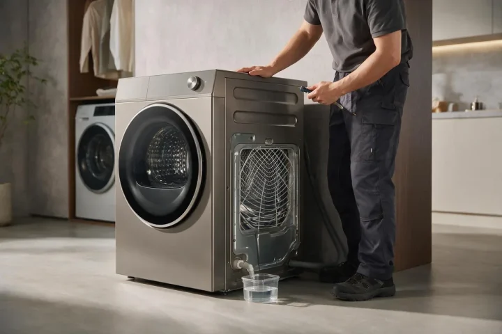 Fisher & Paykel Heat Pump Dryer E2: Water Tank or Drainage Fault
