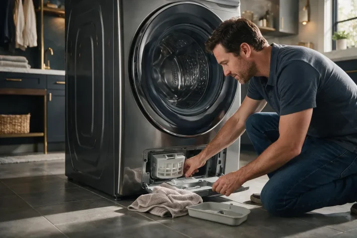 Fisher & Paykel Washer Error 37: Pump Filter Blocked